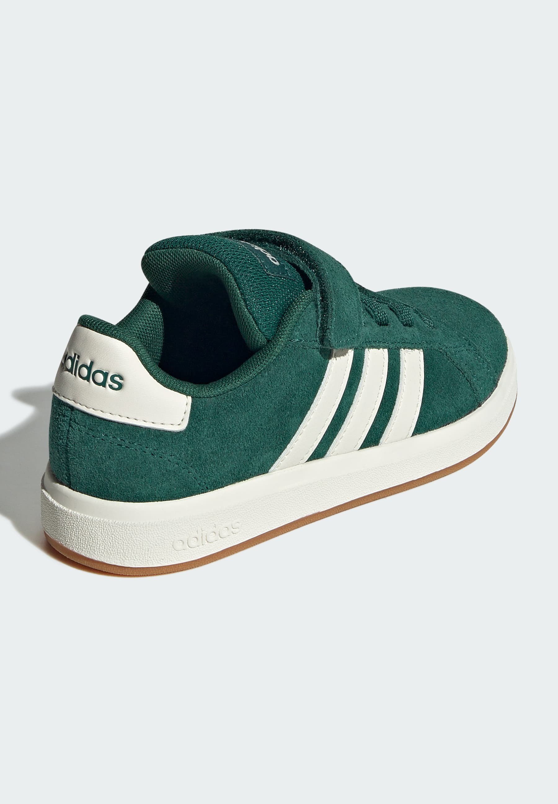 adidas Sportswear GRAND CORUT - Babyschuhe - College-Grün, Off-White, Gummi