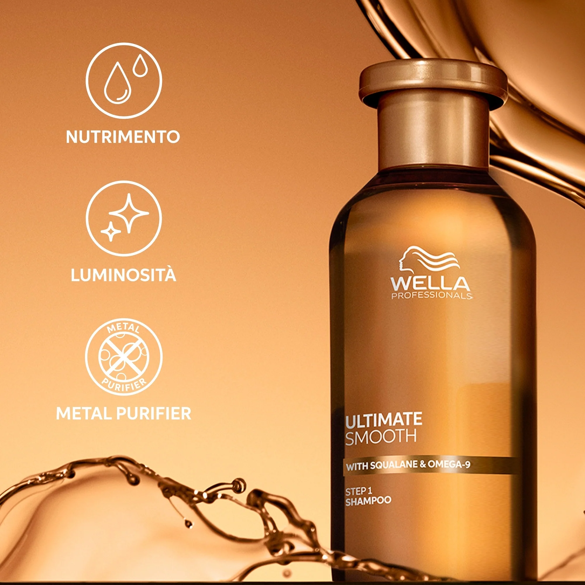 Ultimate Smooth Ultimate Smooth Shampoo - Shampoo Lisciante, Shampoo Nutriente