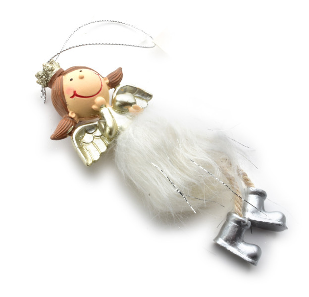 Zawieszka bombka 18x7cm SANTA LILA