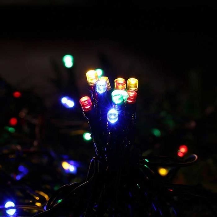 Slingerverlichting - LYT® - 22m - 200 LED's - Meerkleurig - Solar