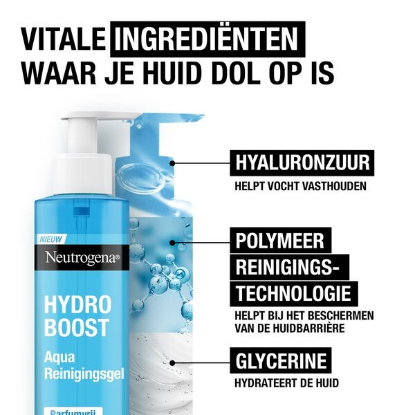 Neutrogena Hydro Boost Aqua čistilni gel<br>200 ml - za vse tipe kože in občutljivo kožo