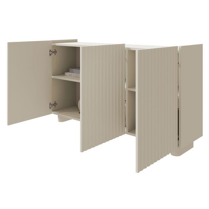 Buffet 3 portes - FIORRA - 144 cm - grège