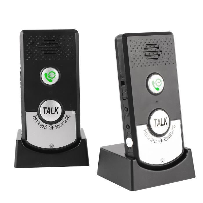 Intercomunicador inalámbrico Vvikizy con timbre bidireccional para personas mayores en hogares u hospitales.
