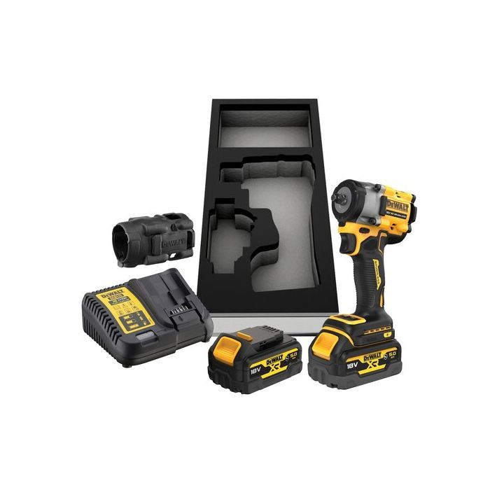 Llave de impacto inalámbrica DEWALT - DCF923P2G-QW - 18 V - 406 Nm - 2 baterías de 5 Ah