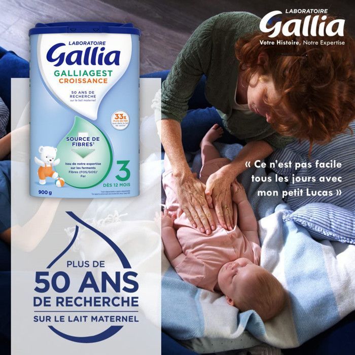 Leite em Pó Premium 3 (900g) - Galliagest A partir dos 12 meses