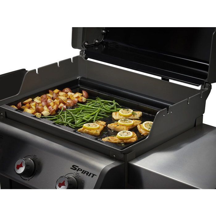 Plancha integrada para barbacoa Weber Spirit 300
