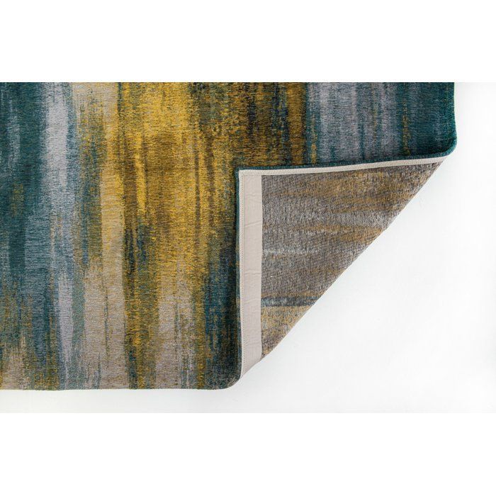 Monetti design - Atlantic eigentijds vloerkleed - Waterlelieblauw - 170 x 240 cm