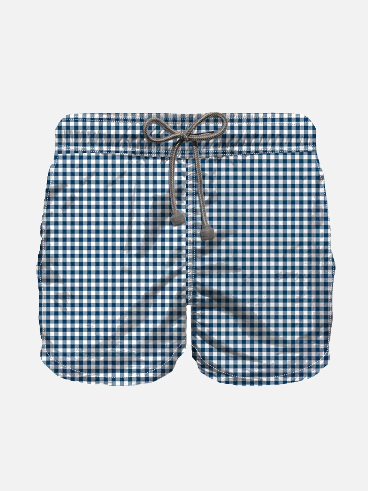 Zwempak voor jongens met blauw Vichy-patroon