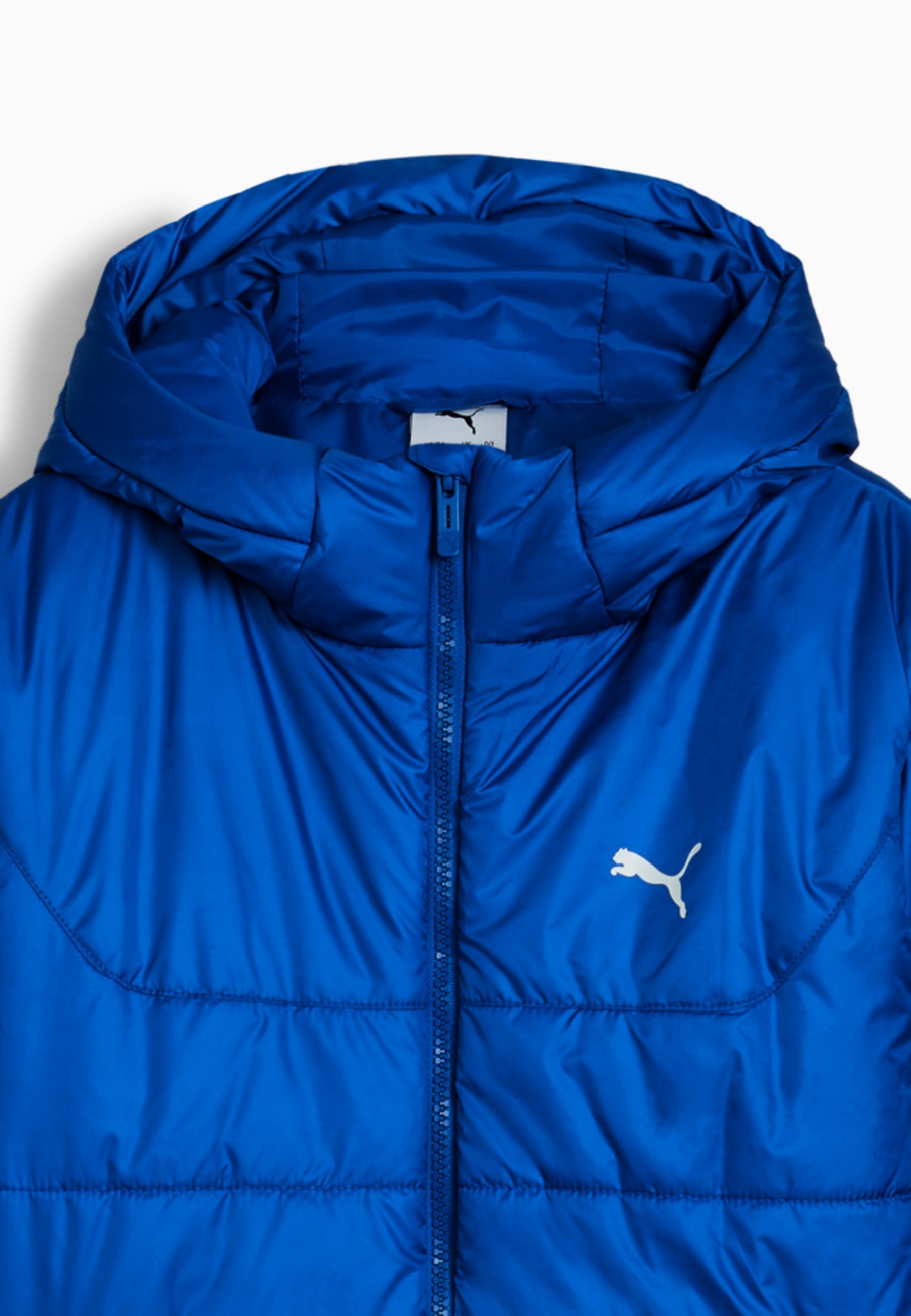 Puma Kapuzen-Wattierte Winterjacke - Bergblau