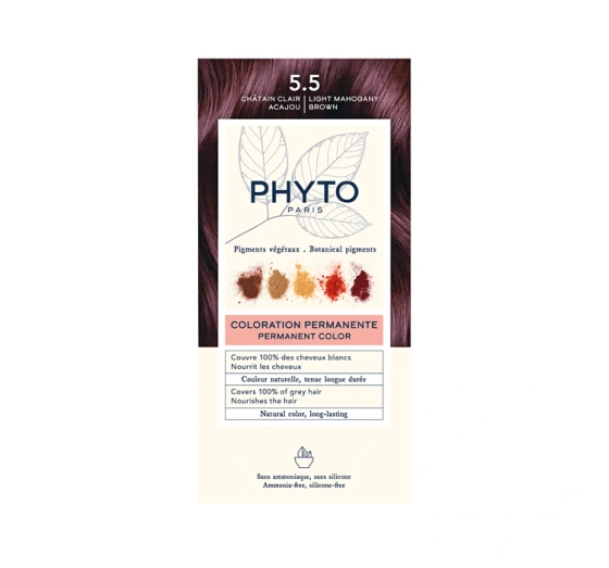 Phyto Hair Color farba do włosów 5.5 jasny mahoniowy brąz