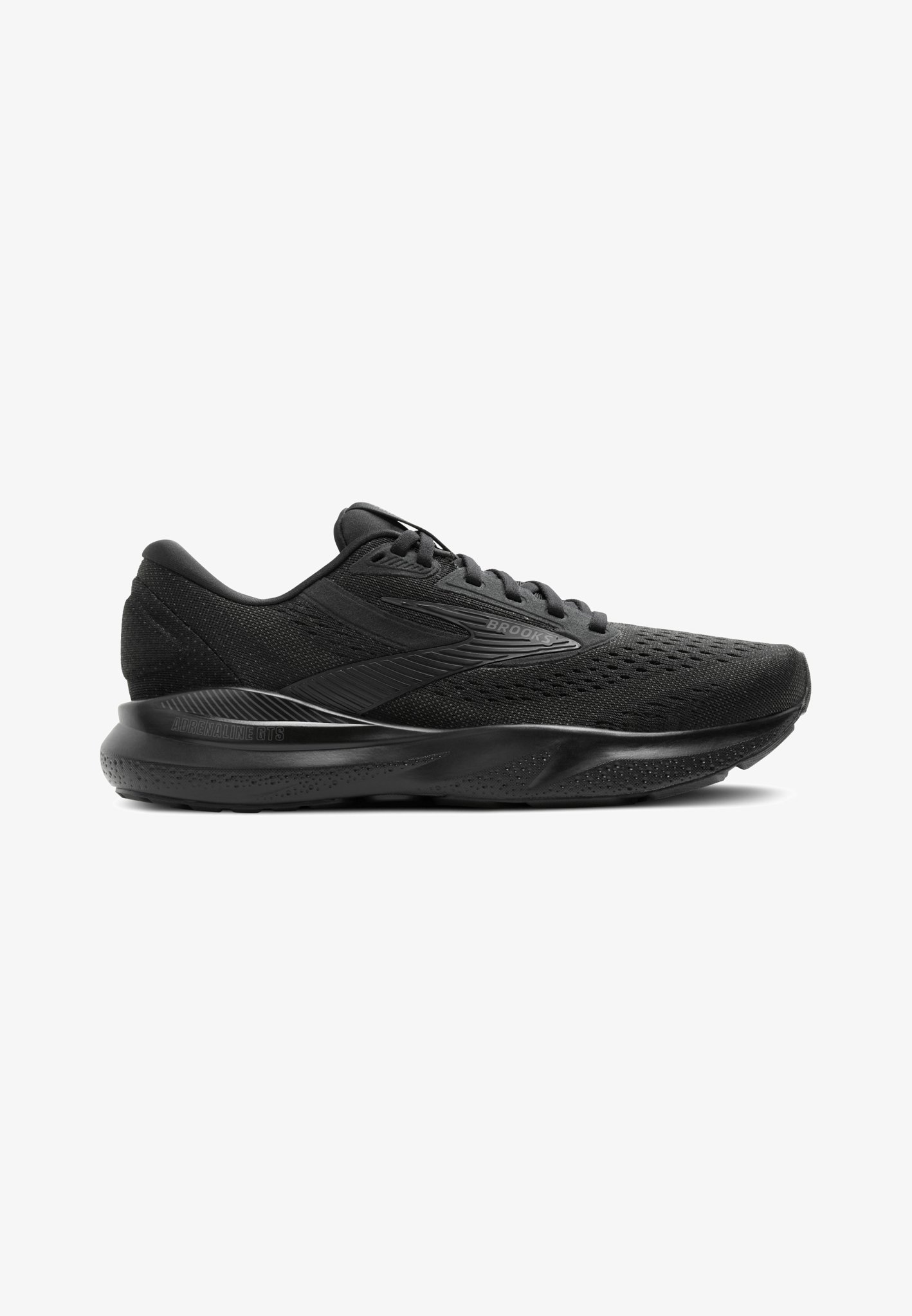 Brooks ADRENALINE GTS 24 - Hardloopschoenen voor op de weg - zwart zwart ebbenhout