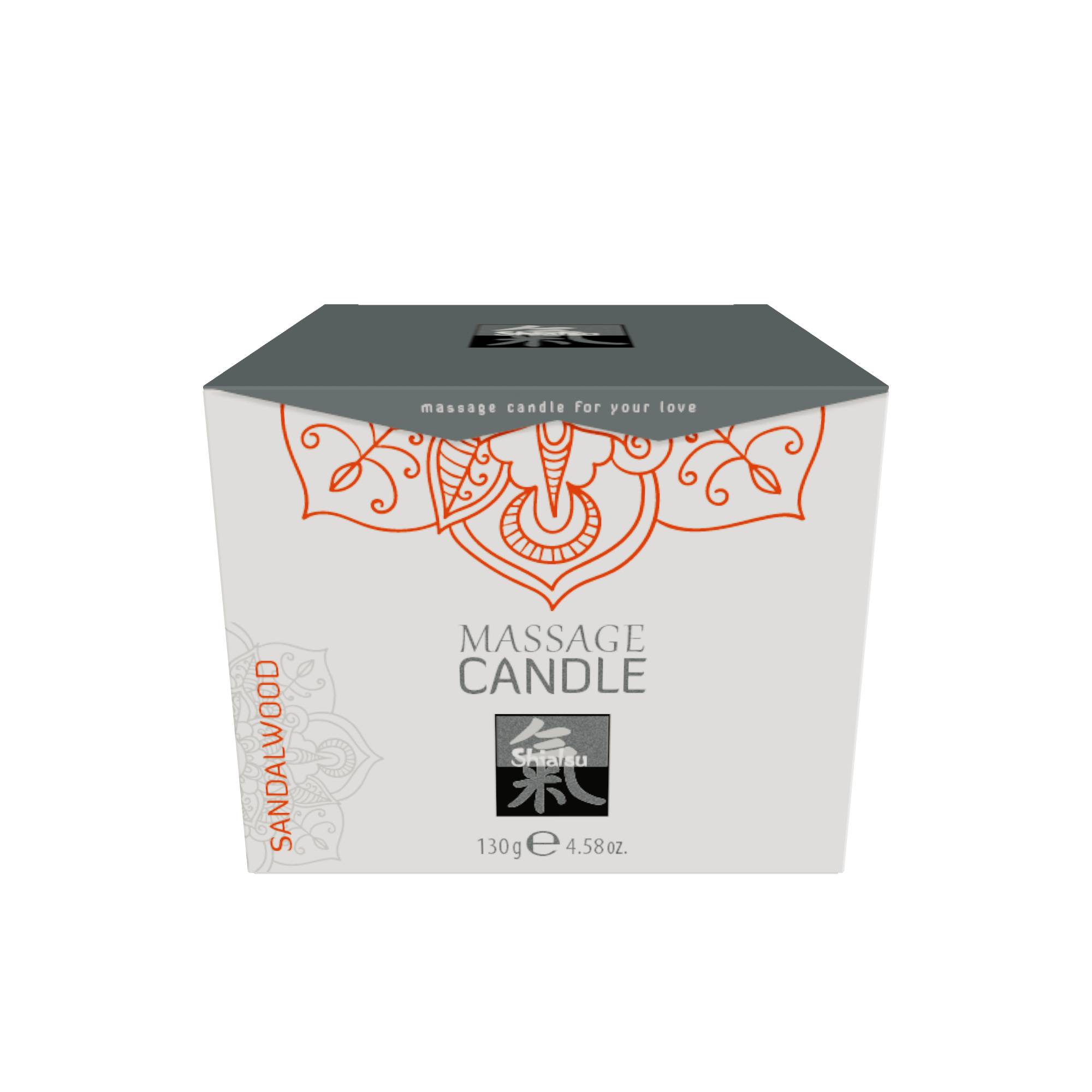 Lumânare de masaj Shiatsu cu lemn de santal