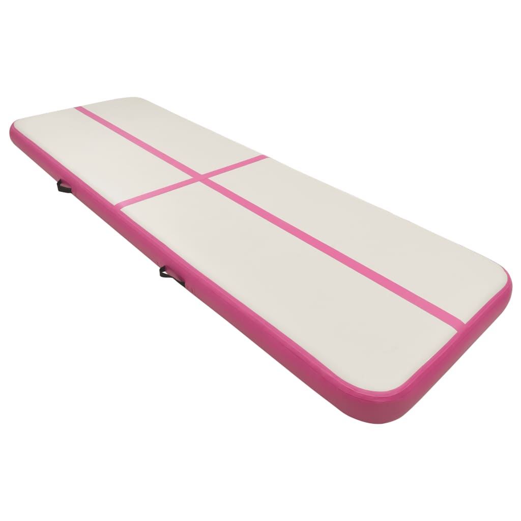 Saltea gonflabilă de gimnastică Vidaxl cu pompă 500x100x15 cm