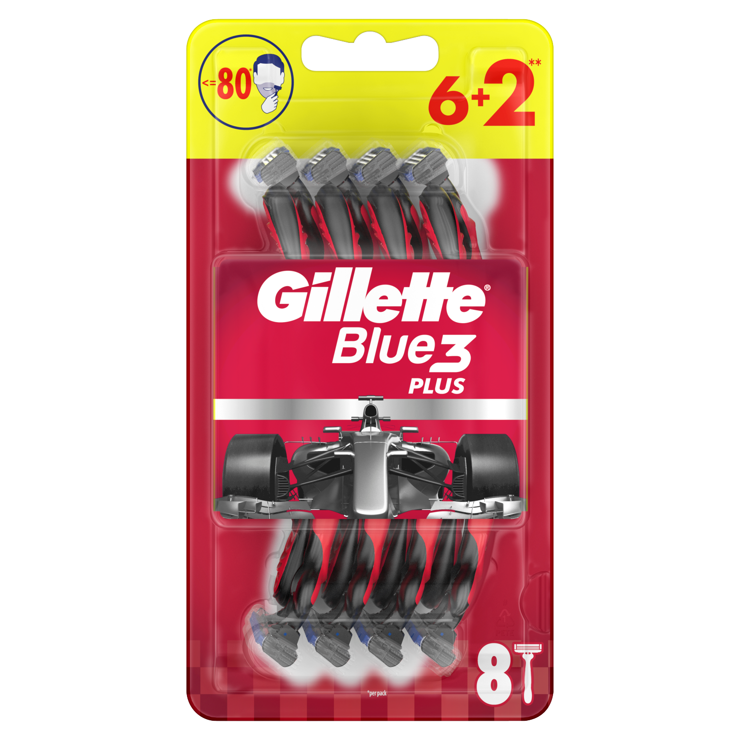 Gillette borotvák 6+2 db Blue3 Cool
