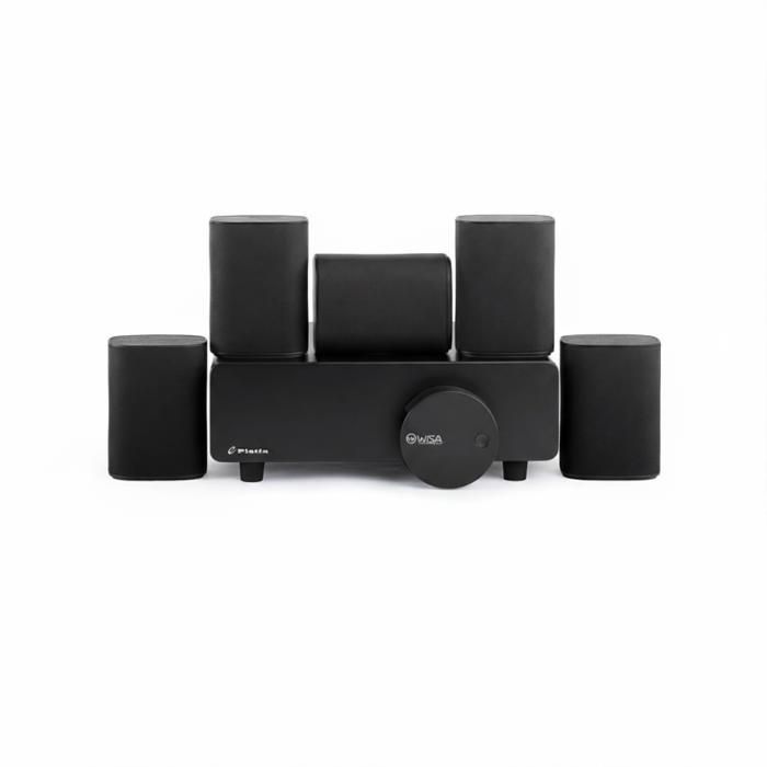 Sistema de cine en casa 5.1 - LANGTU - WiSA - Audio de 24 bits a 48 kHz - Inalámbrico - Compacto