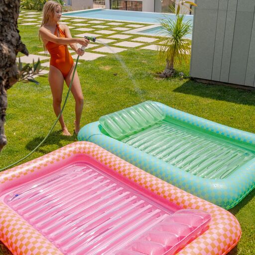 Tapis de piscine gonflable Flamingueo