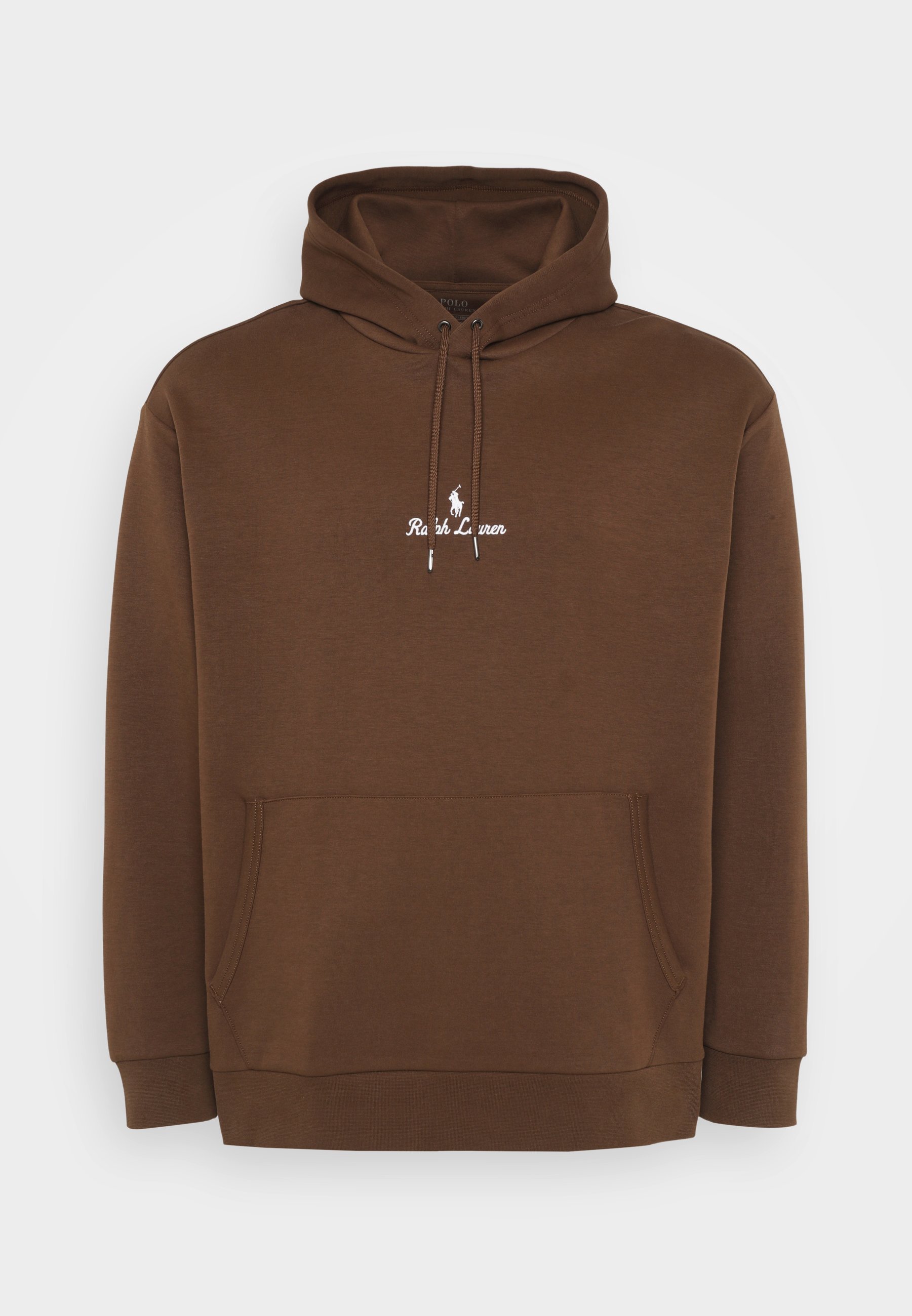 Polo Ralph Lauren Big & Tall LOGO DOUBLE HOODIE - Sweatshirt - branch brown