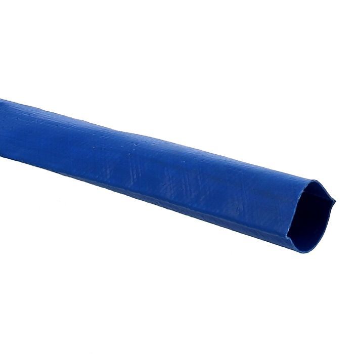HUGGY TUYAUX - Tuyau de refoulement plat Ø 76 mm (3'') bleu - Longueur 10 mètres