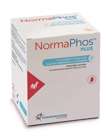 Pharmacross Normaphos Plus poedervormig voedingssupplement voor dieren 45 g