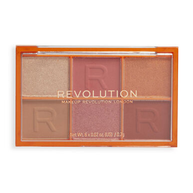Makeup Revolution Reloaded I See You Orange Mini akių šešėlių paletė