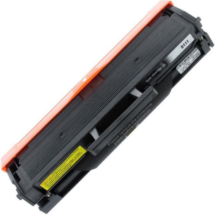 Cartouche de toner compatible SAMSUNG MLT-D111S - Noir - Rendement jusqu'à 1000 pages