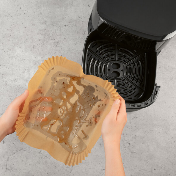 Bakpapier trays voor de airfryer, set van 100