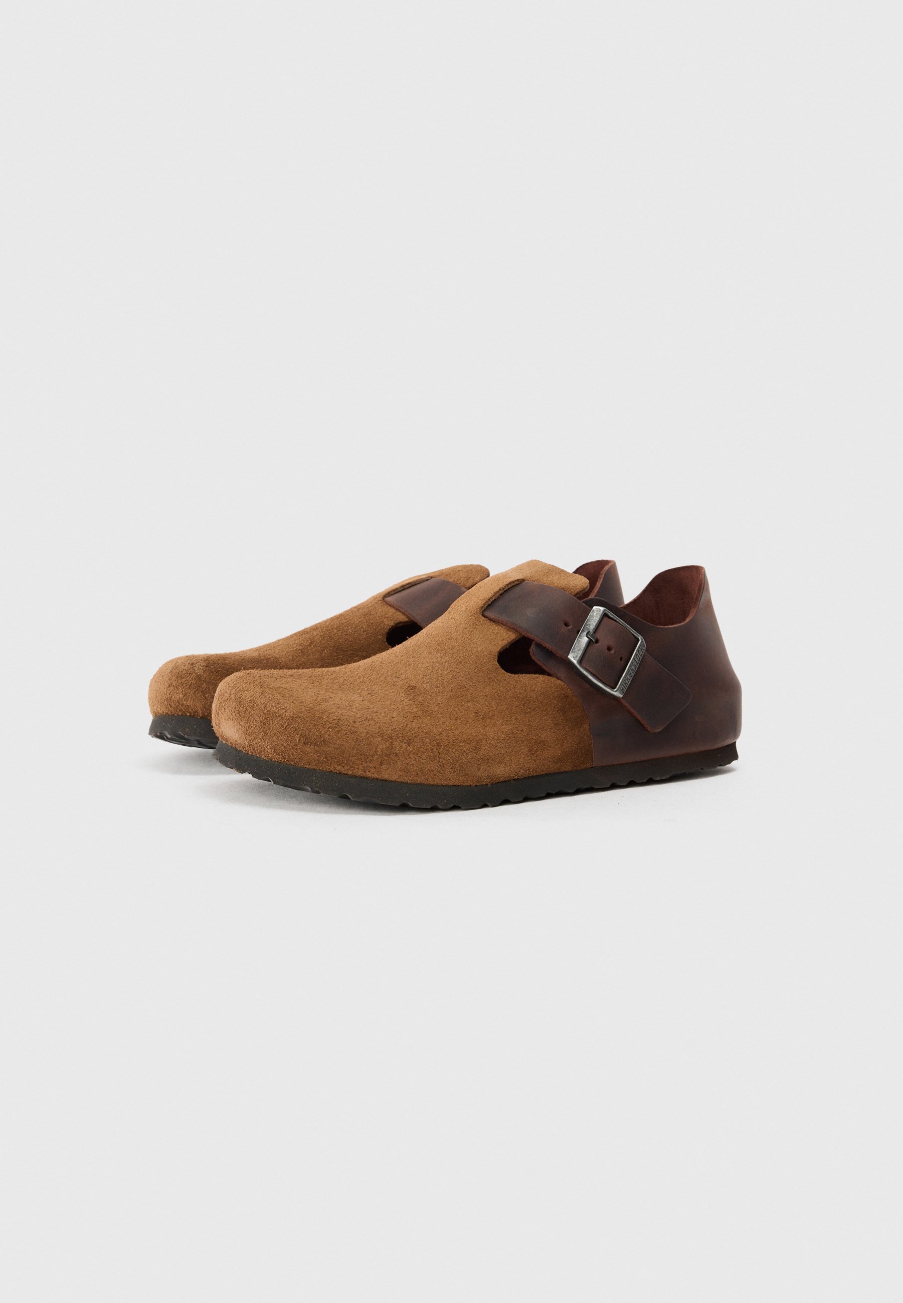 Birkenstock LONDON UNISEX - Slip-ons - dark tea
