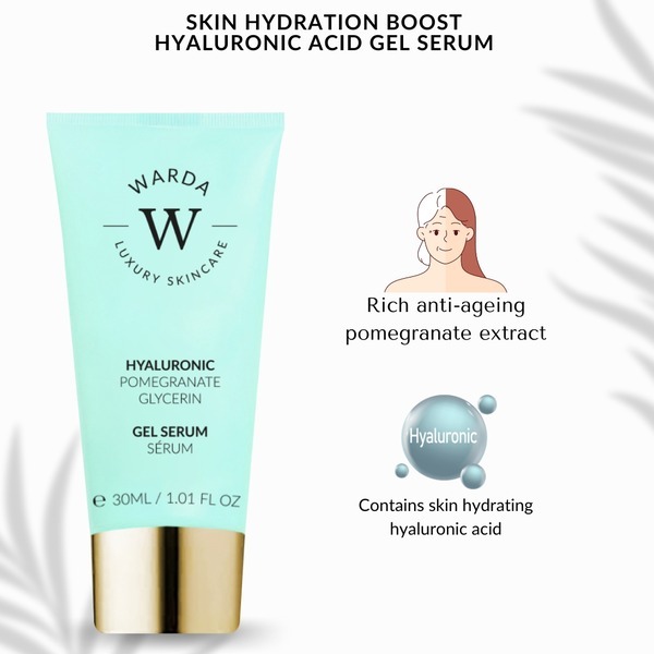 Suero en gel con ácido hialurónico Warda Skin Hydration Boost 30 ml