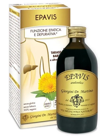 DR. GIORGINI Dr. Giorgini Epavis vloeibaar voedingssupplement voor de lever zonder alcohol 200 ml plantenextracten
