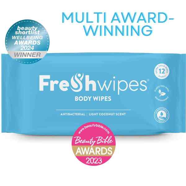 Salviette umidificate Freshwipes per il corpo - Cocco, 12 salviette