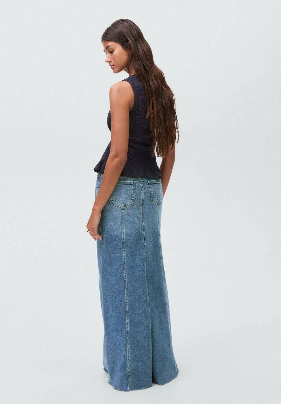 Mango Kids TEEN - Maxi rok - blauw