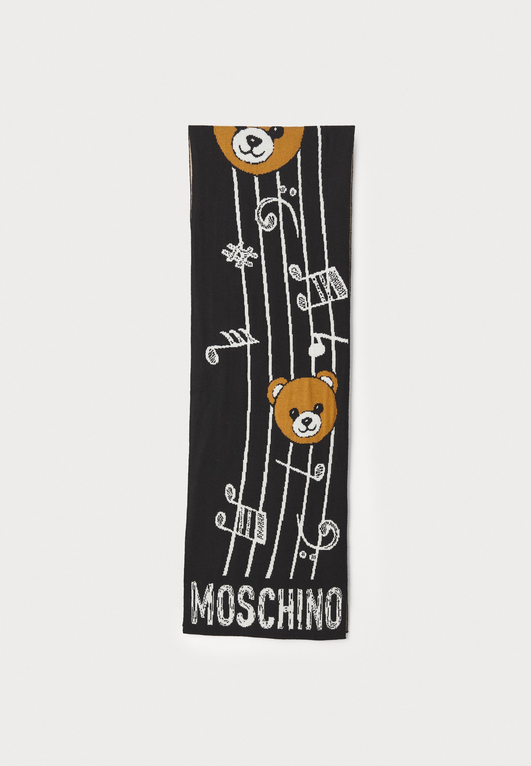 MOSCHINO WINTER SCARF 30X185 UNISEX - Huivi - black