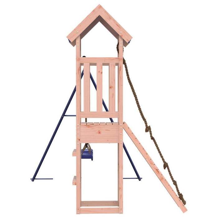 Área de juegos al aire libre vidaXL, madera maciza de abeto Douglas, conjunto de juegos, conjunto de juegos de madera, conjunto de parque infantil