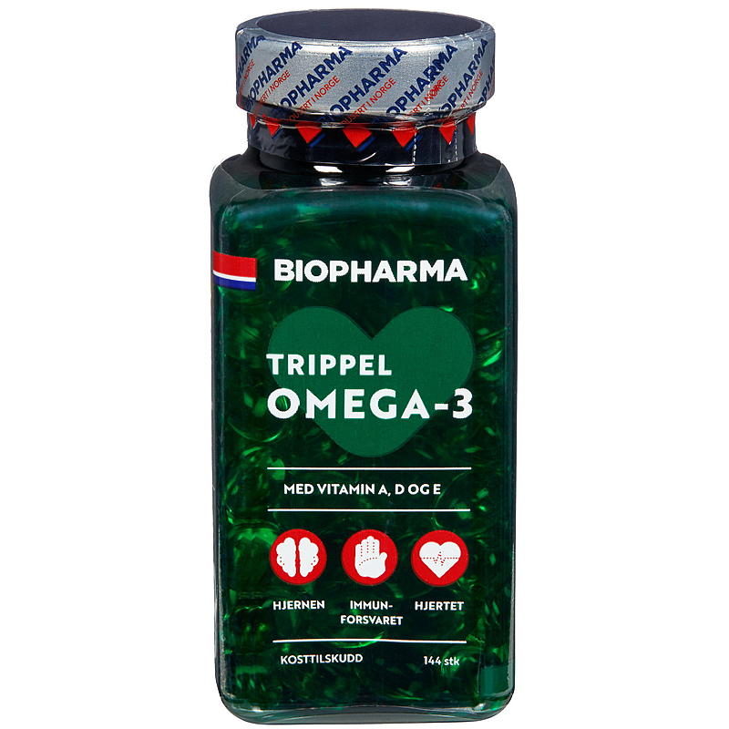 Biopharma Omega-3 triple 144 capsules Biopharma