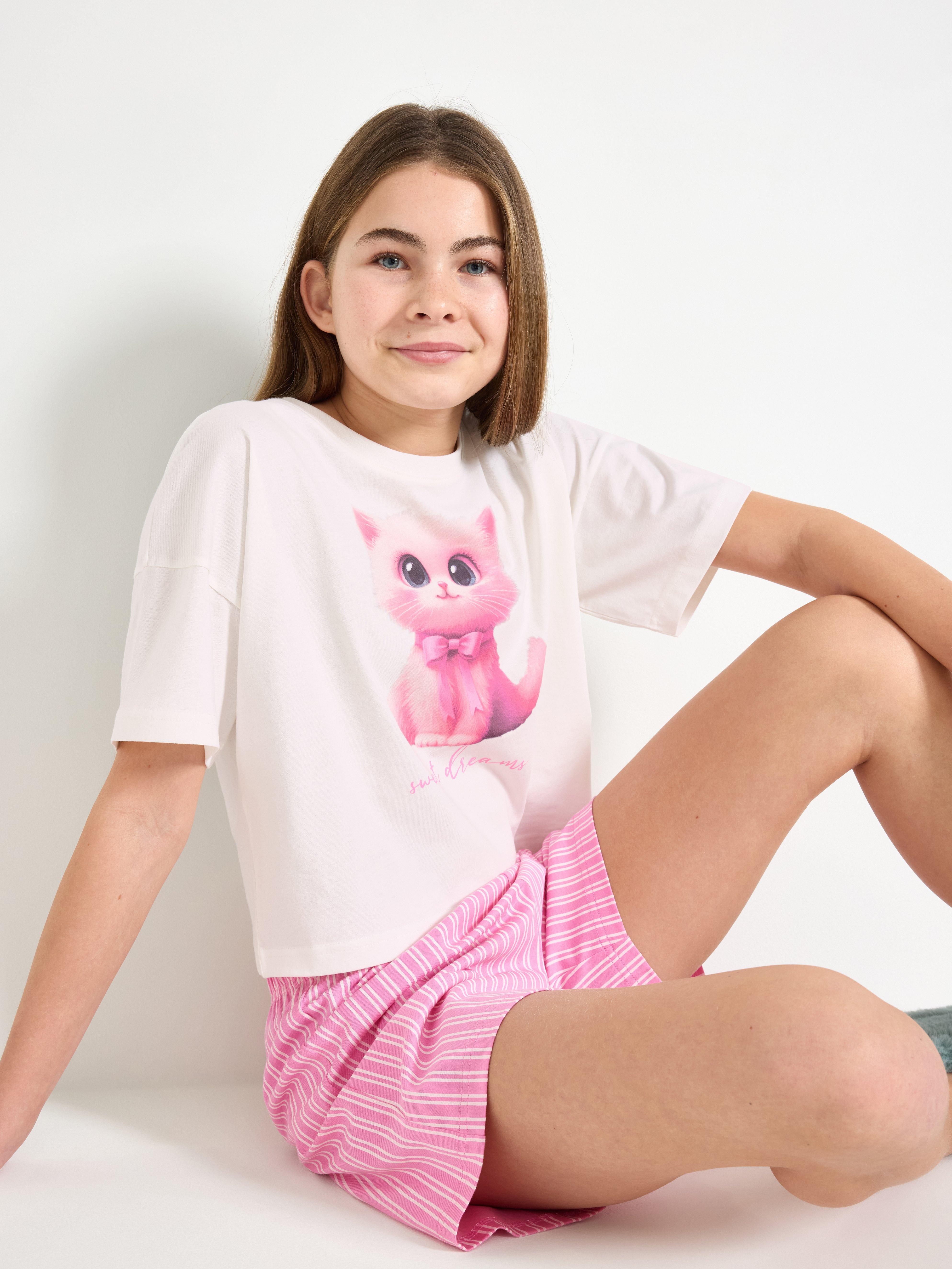 Pyjamasset Off White