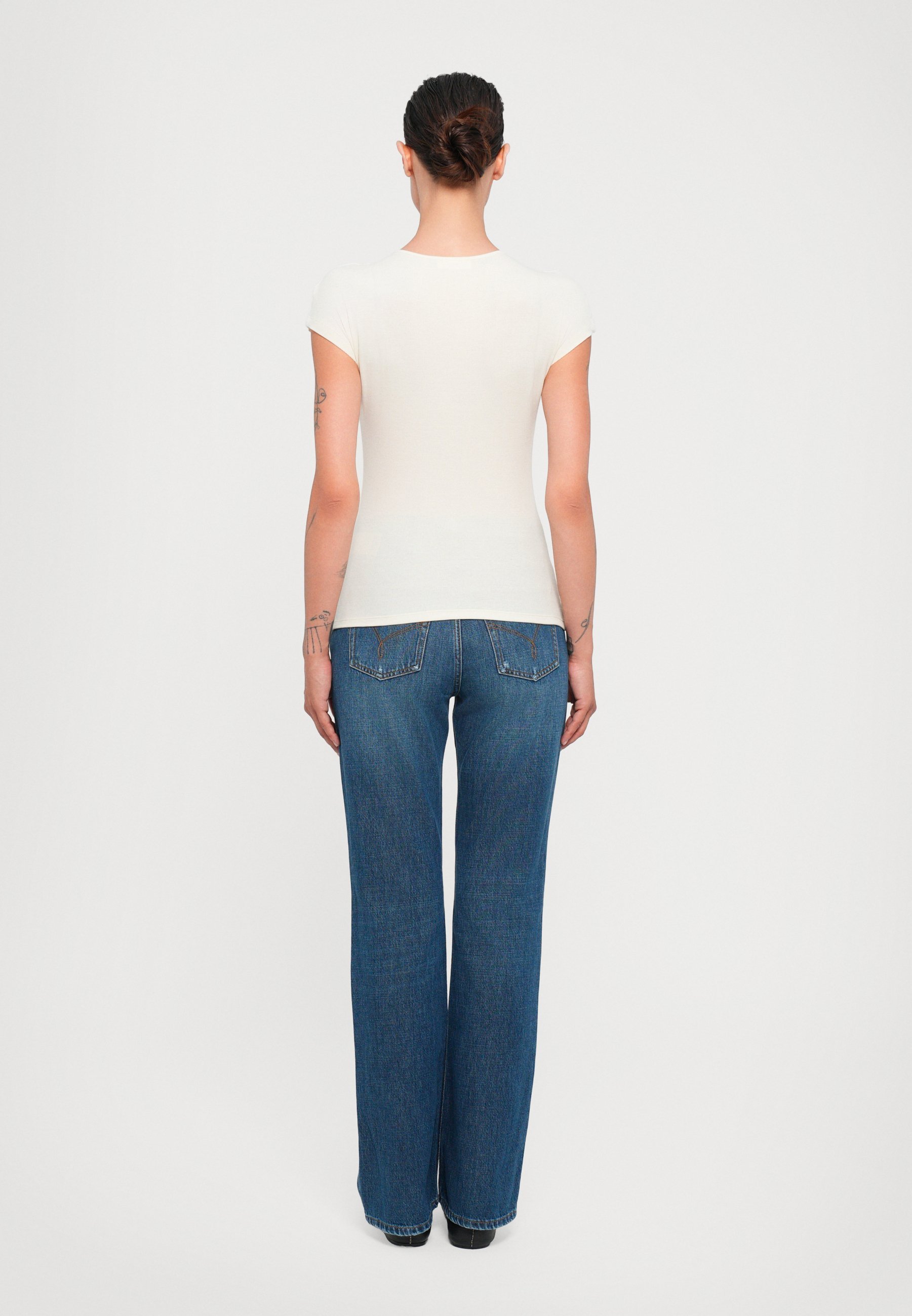 Rodebjer OTTA BODY - T-shirt basique - off white