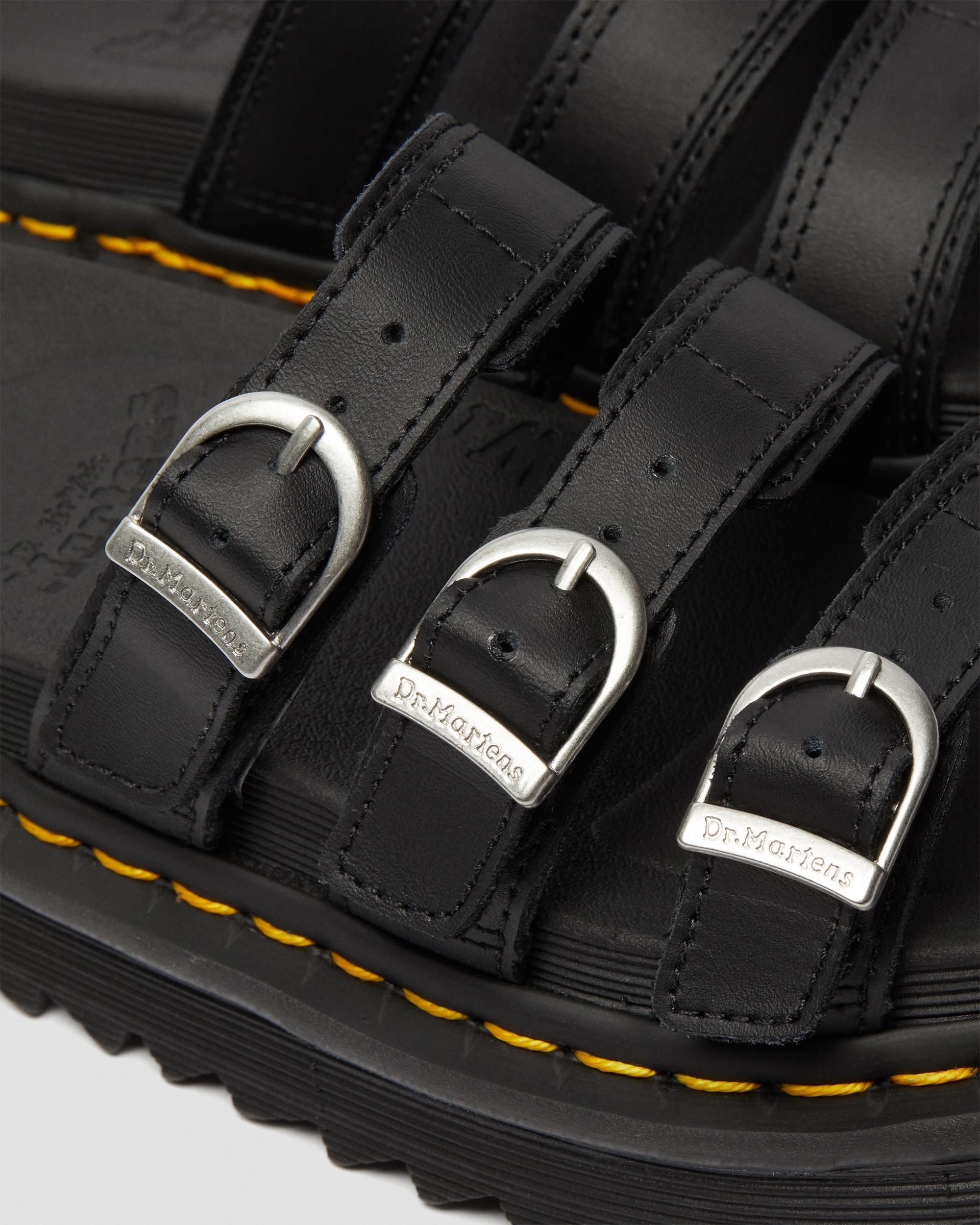 Blaire Leather Slide Sandals
