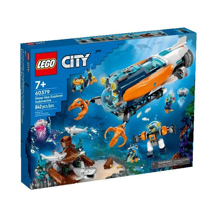 LEGO City 60379 Deep-Sea Exploration Submarine Gifts Toys Collectibles 7+