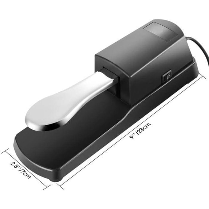 Sustain pedal for keyboards - sustain pedal - universal sustain pedal - suitable for Boston sustain pedals
