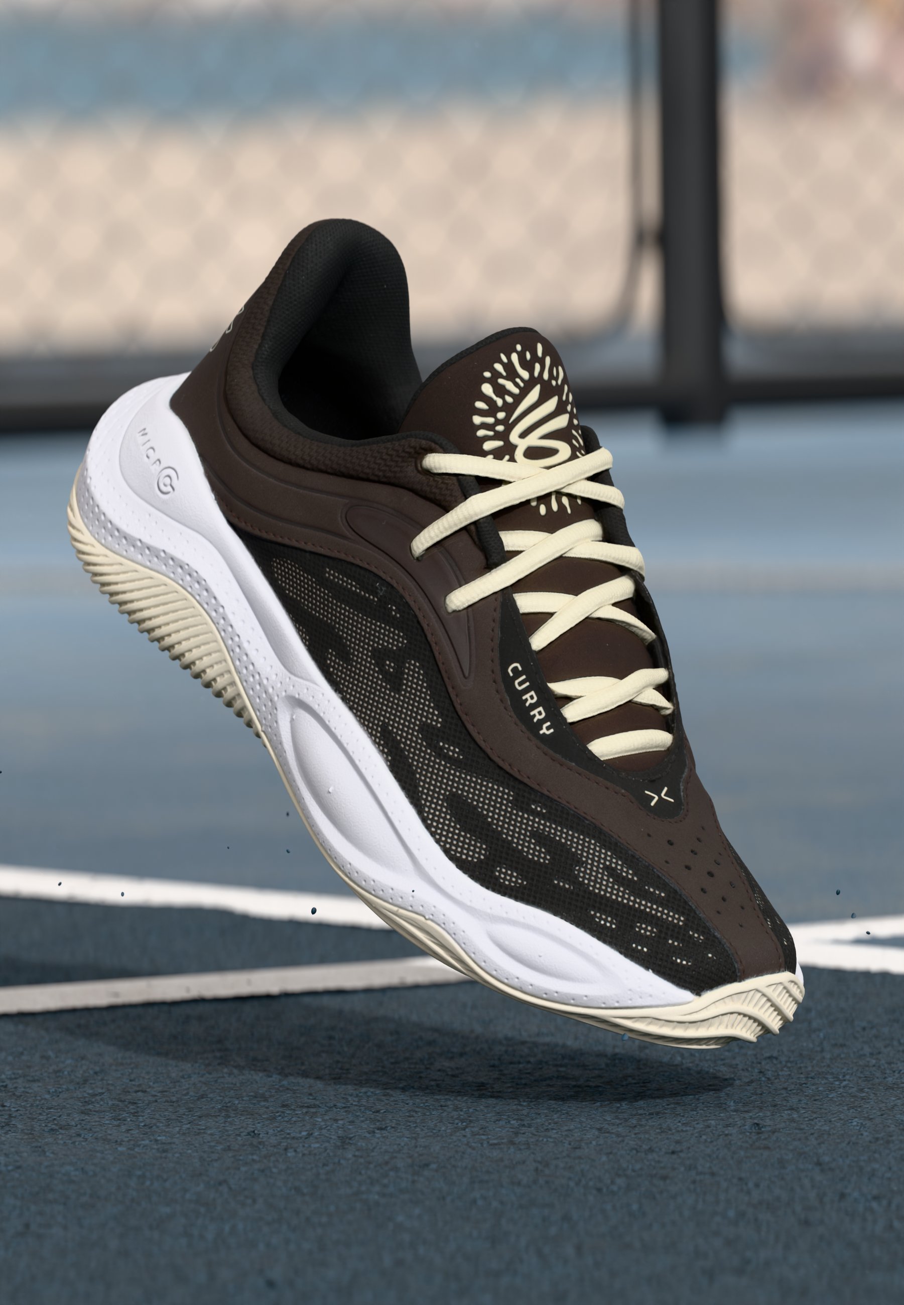 Under Armour CURRY SPLASH 25 - Buty do koszykówki - kona brown/black/stone