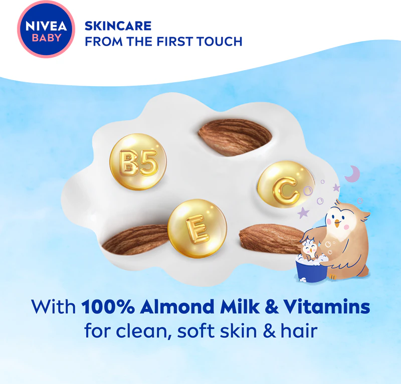Гель для душу NIVEA BABY для тіла та волосся