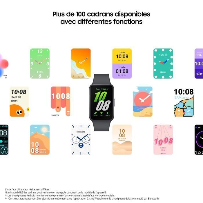 Braccialetto intelligente Samsung Galaxy Fit 3, colore grigio