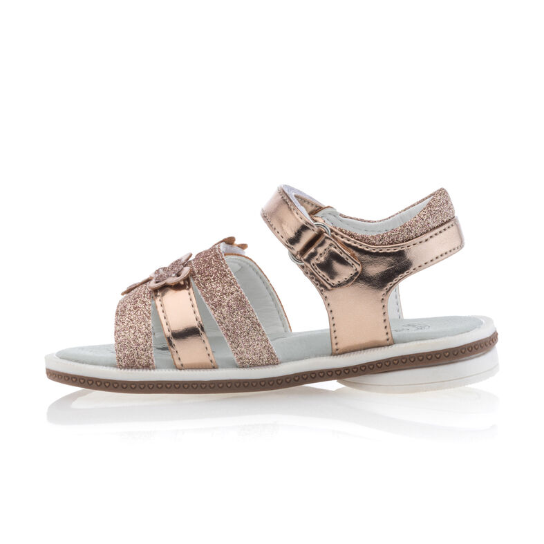 Gelbe Mädchensandalen / Zehenfreie Schuhe