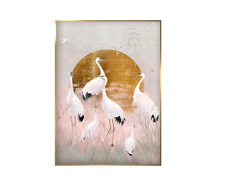 Obraz w ramie Morning Mist 50x70 cm