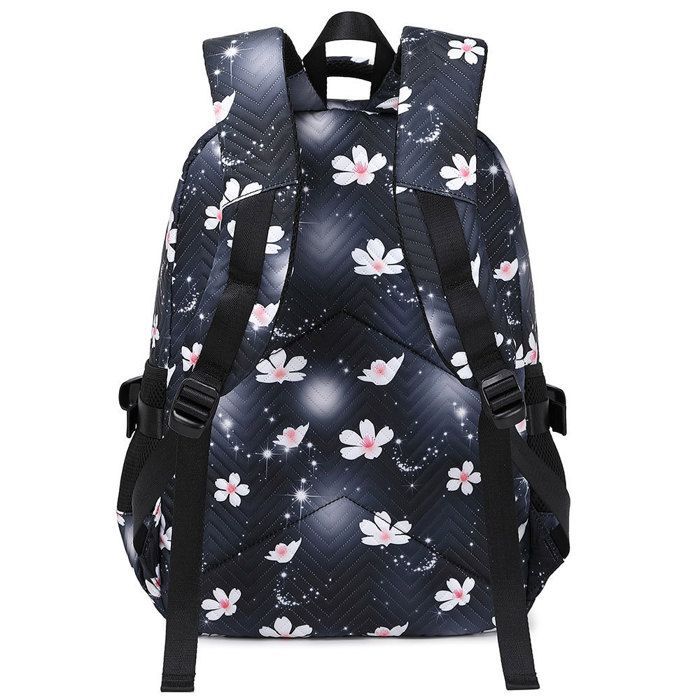 Mochila para niños y niñas, mochila escolar ajustable y duradera para niños de primaria y secundaria - Negra