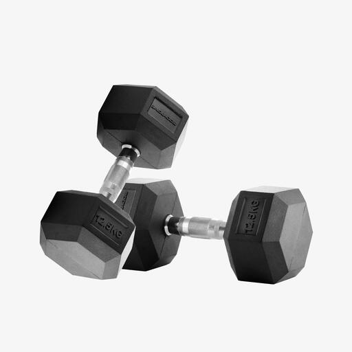  Bodytone Professional Sechseckige Gummihanteln