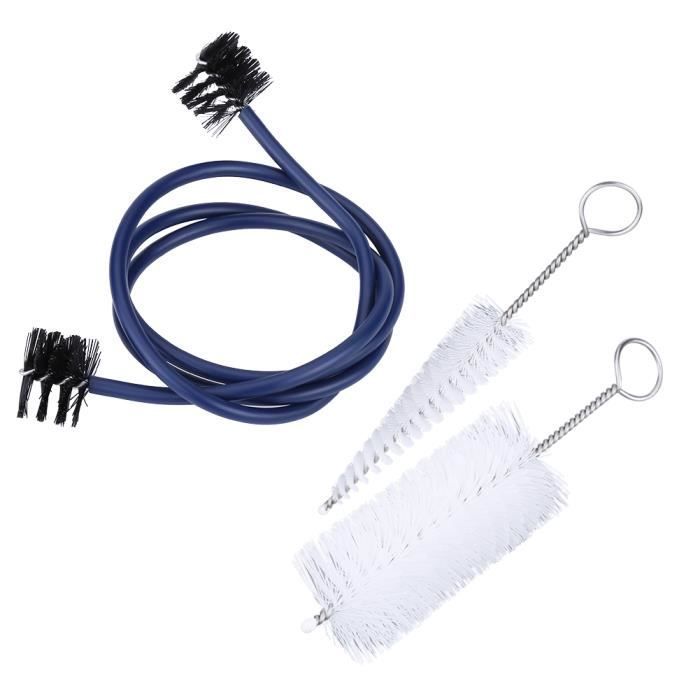 Kit de Nettoyage pour Trompette - ZERODIS - 3 Brosses - Plastique - Léger - Durable