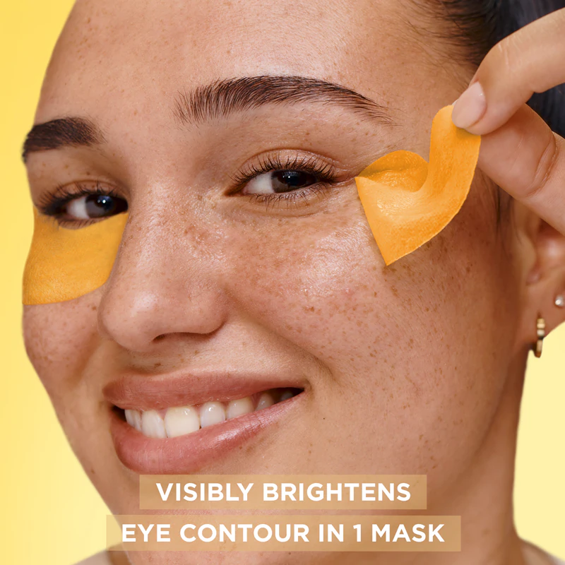 Máscara para olhos hidratante e iluminadora com vitamina C da Garnier
