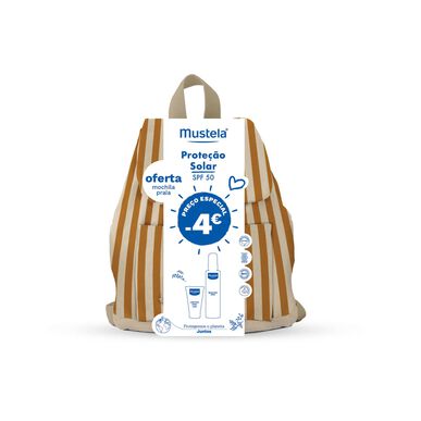 Mustela Solar Set kasvoille ja vartalolle SPF50 Keltainen 1 kpl 1 kpl