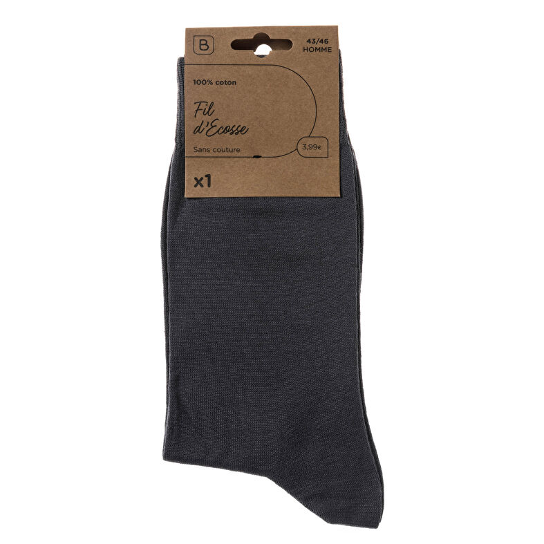 Calcetines y medias grises para hombre